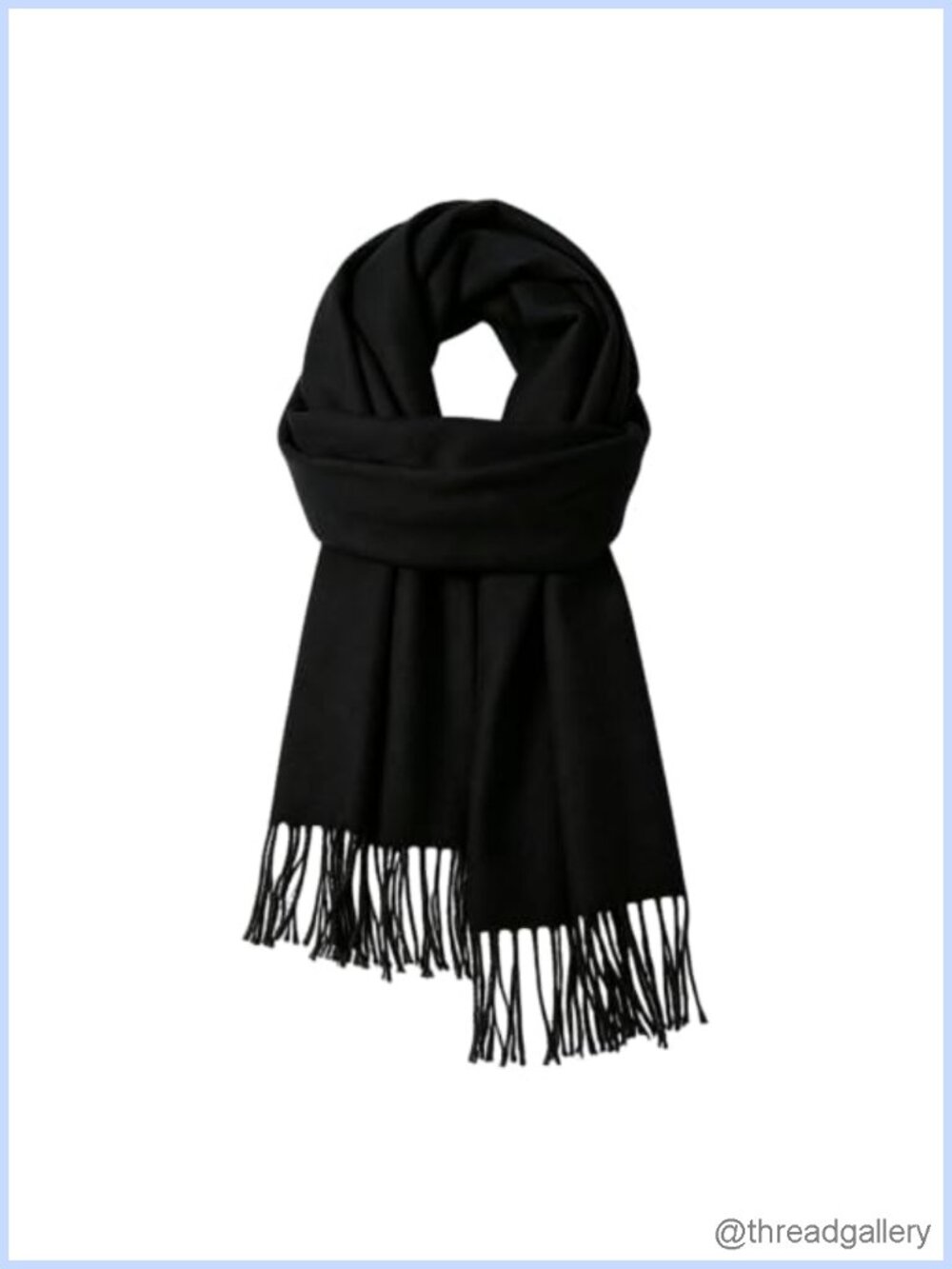 Warm Oversized Tassel Scarf Shawl Wrap Lightweight Polyester